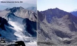 Glaciar Echaurren Norte pierde 65% de su superficie y enciende alerta hídrica en Chile