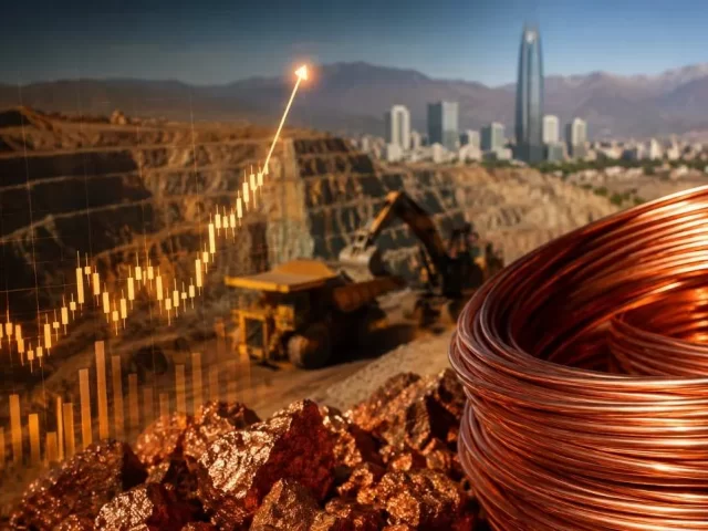 Cobre en máximo histórico genera alivio fiscal ante debilitamiento económico chileno