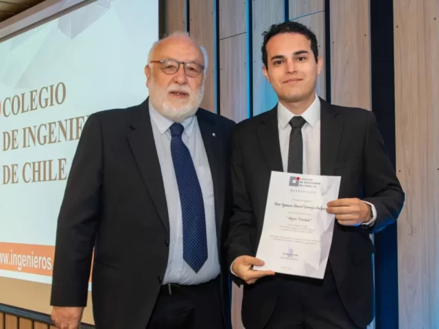 Egresado de Ingeniería de Minas de la Universidad de Chile recibe reconocimiento “Mejor Titulado” 2025