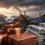 Cobre y aluminio suben con fuerza por demanda global y riesgos de suministro