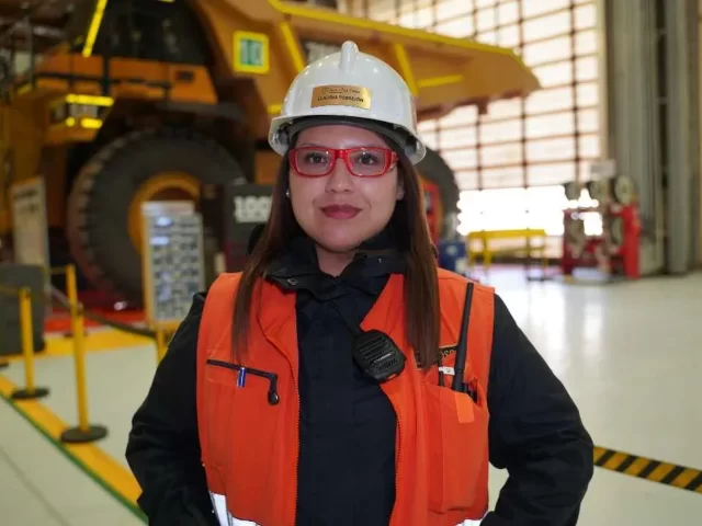 Claudia Torrejón: de practicante a jefa de turno en Mantención Mina de La Coipa