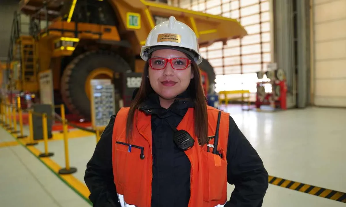 Claudia Torrejón: de practicante a jefa de turno en Mantención Mina de La Coipa
