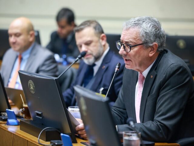 Bernardo Fontaine expone en el Senado hoja de Ruta de Codelco