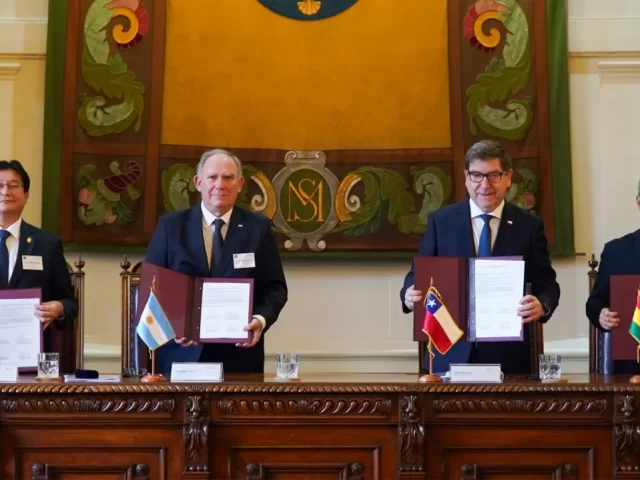 Chile, Argentina, Bolivia y Perú firman declaración conjunta sobre minerales estratégicos
