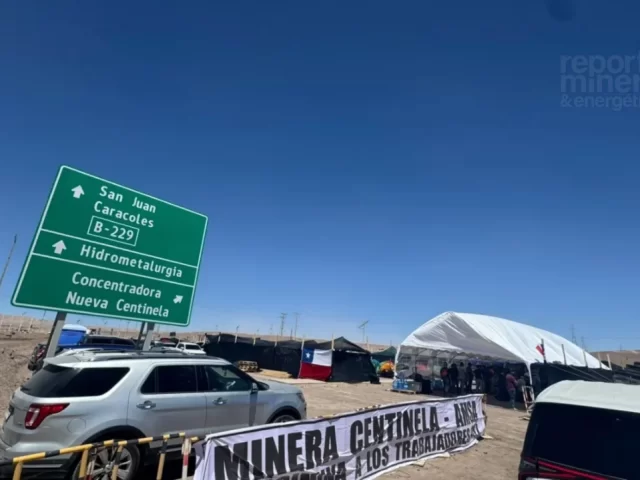 Huelga en Minera Centinela impactará progresivamente la producción de cobre desde noviembre