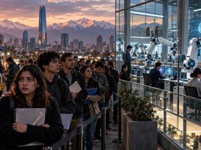 Desempleo sube a 9,6%: IA y automatización transforman estructura del empleo